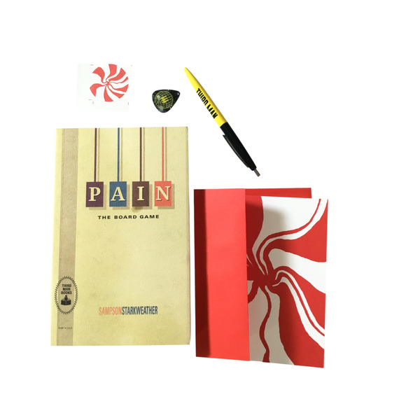 Third Man Records Jack White Stripe PAIN Book, Card, Pen, Guitar Pick, Sticker - Picture 2 of 10